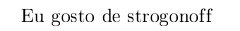 Solução de ligadura no LaTeX